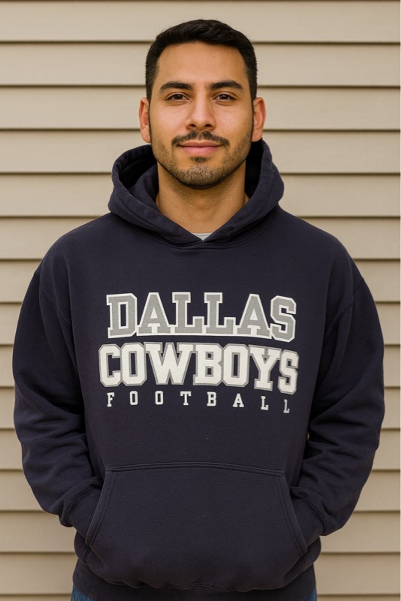 Dallas Cowboys Practice Pullover Hoodie Navy