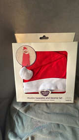 Muslin Swaddle and Beanie Set - Image 2