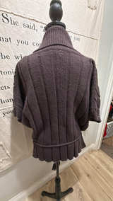 Anthropologie Moth Open Cardigan Sweater Brown - Image 2