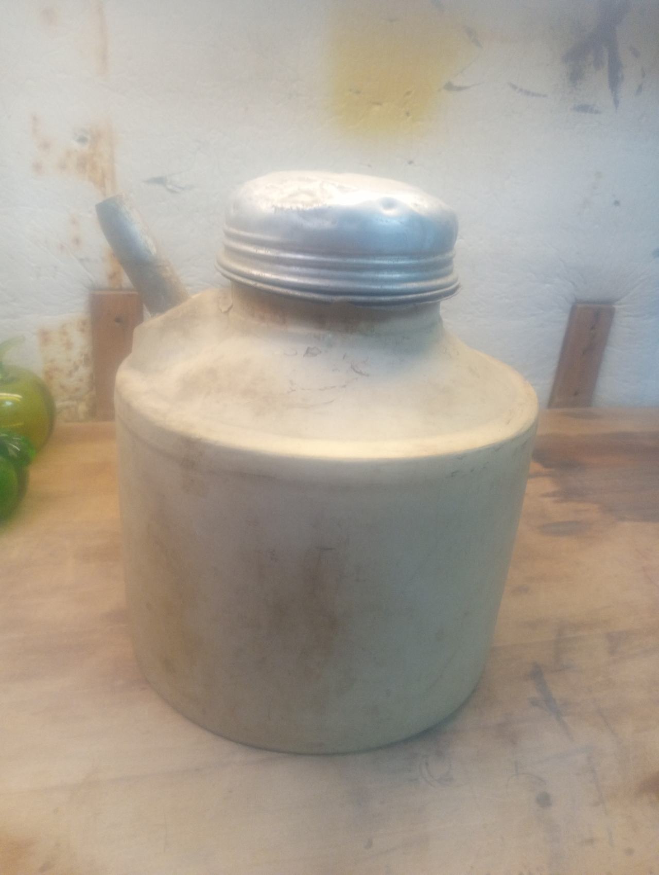 Vintage Eagle Galvanized Oil Filler Can