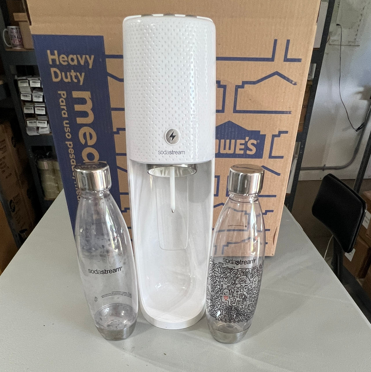 SodaStream Fizzi One Touch Sparkling Water Maker