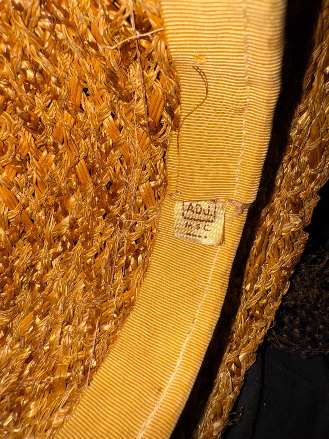 Vintage Straw Sun Hat