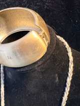 Brass Crescent Moon Necklace and Bangle Set - Image 7