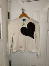 Kenzo Jeans Big Heart Long Sleeve Shirt Size Medium - Image 1