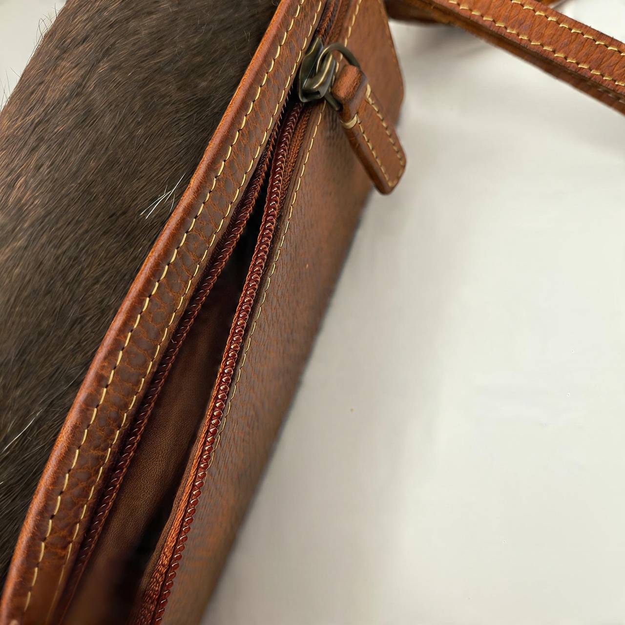 Myra Bag Hairon Leather Wristlet Clutch