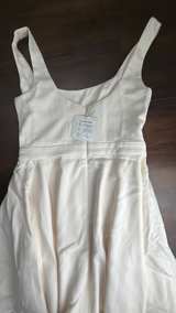 La Riviera The Scarlett Mini Dress in Cream - Image 3