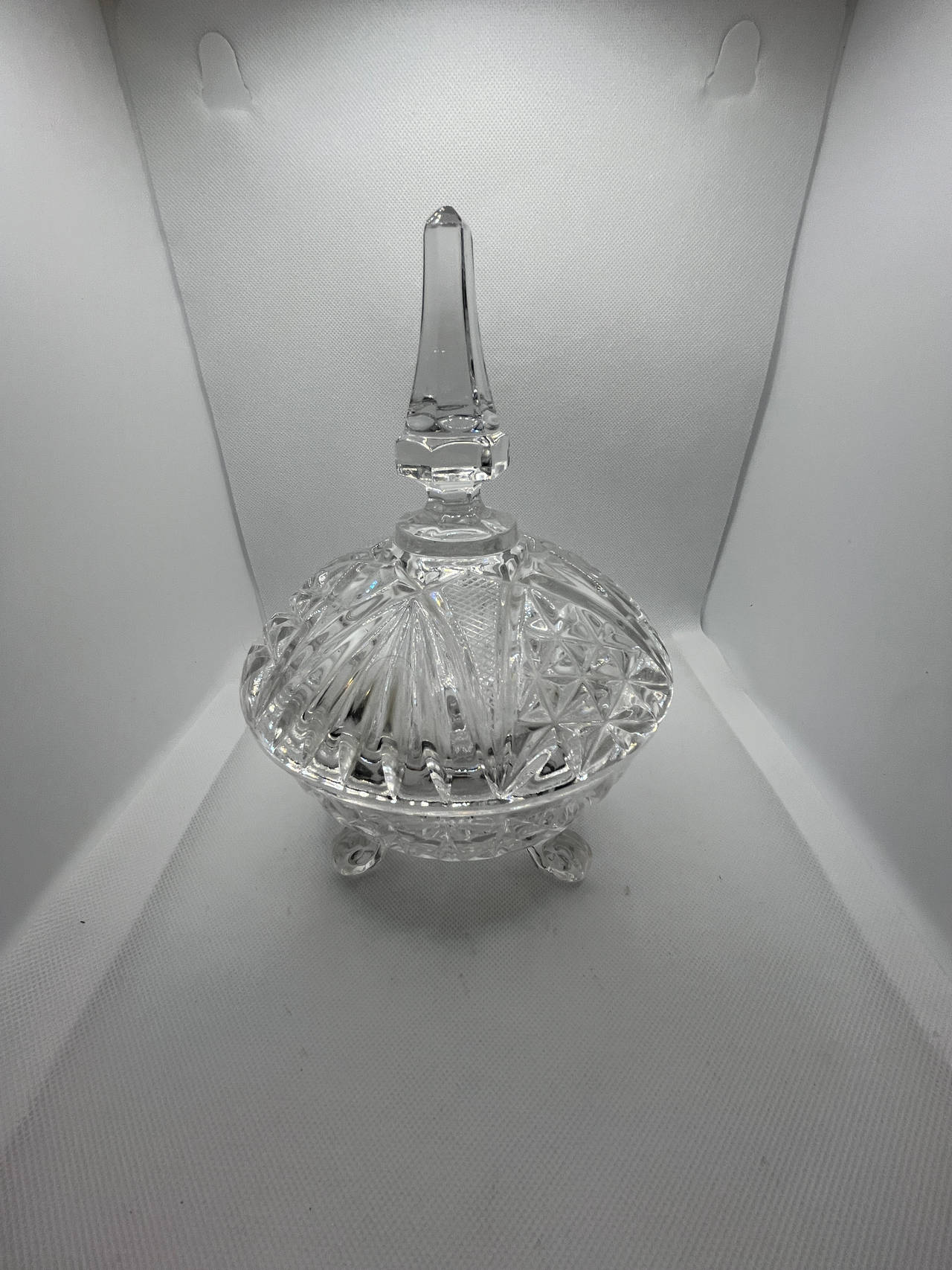 Crystal Candy Dish with Lid