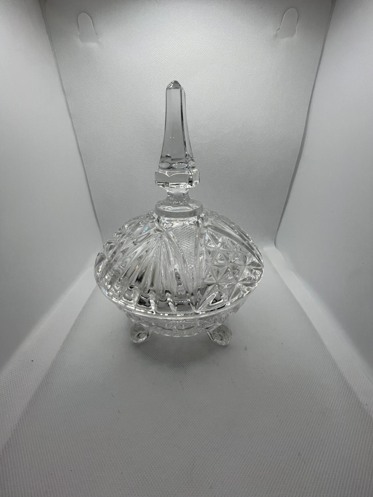 Crystal Candy Dish with Lid