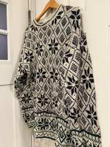 Robert Stock Vintage Snowflake Sweater Large  - Image 4