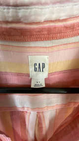Gap Women's Striped Linen Blend Shirt - Image 2
