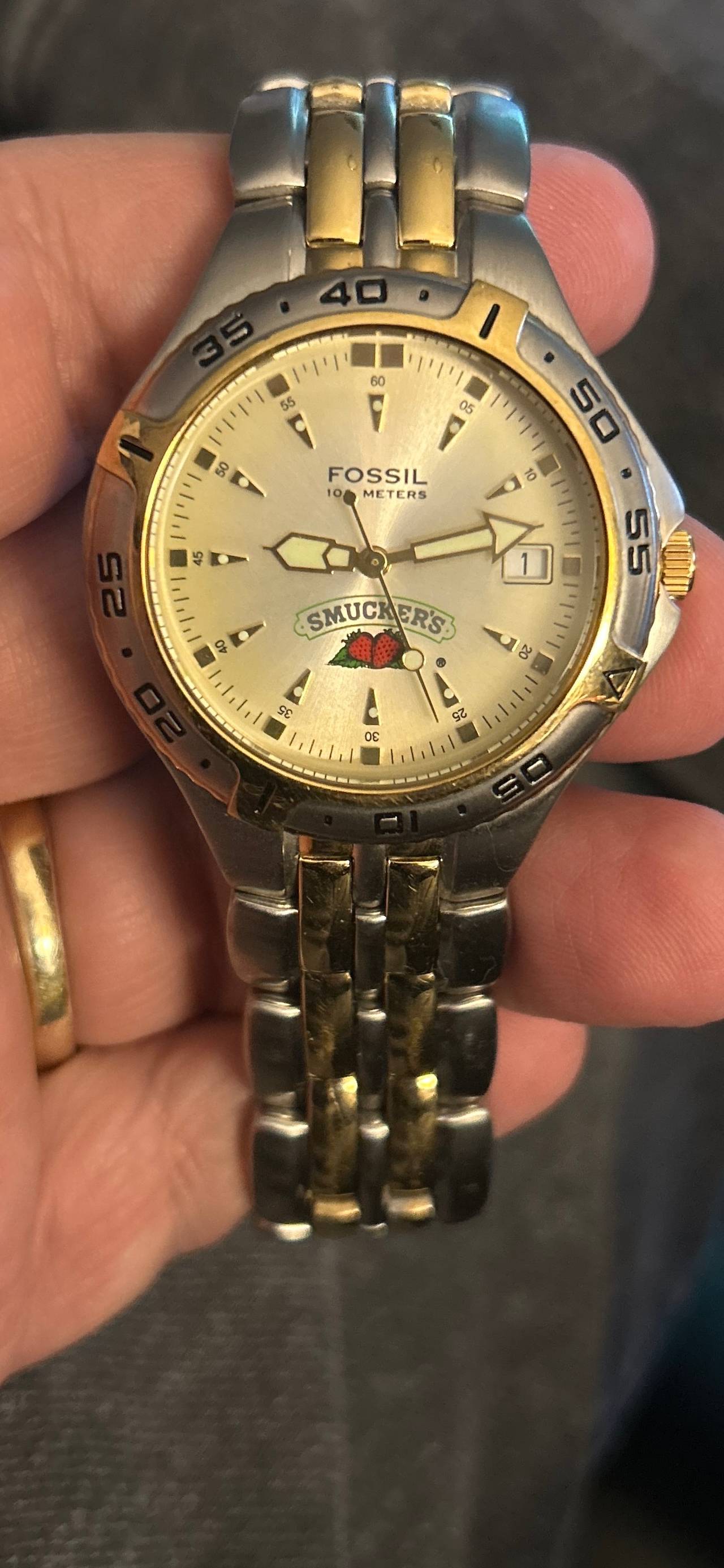 Fossil Smucker's Promotional Watch