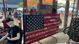 Goalie Hockey Stick American Flag Headboard or Wall Art - Image 8