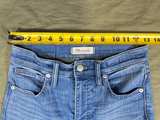 Madewell 10 High Rise Skinny Jeans Womens 25 Blue Raw Frayed Hem Stretch - Image 8