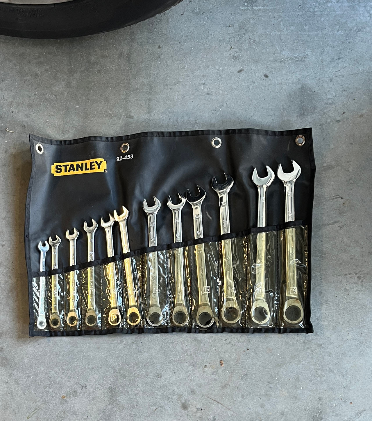 Stanley 12pc Metric Ratcheting Wrench Set 92-453