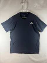 Adidas Men’s Freelift Climalite Navy Blue Short Sleeve T-Shirt Athletic  - Image 1
