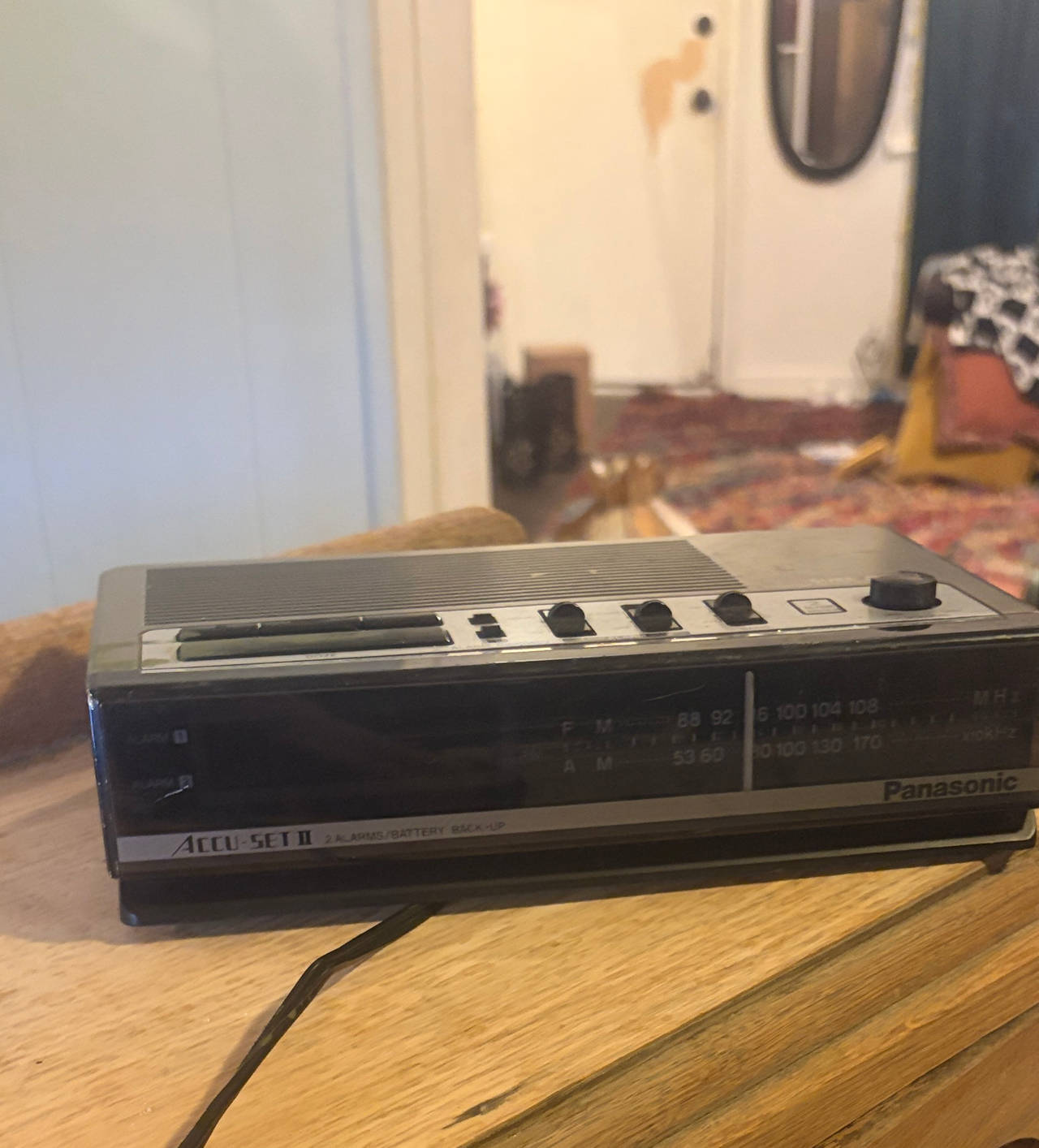 Panasonic RC-6065 Accu-Set II AM/FM Dual Alarm Clock Radio