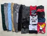 Boys Teen Clothing Lot 17 Pcs Adidas Polo AE XL 18/20 Pants Shorts Shirts - Image 1