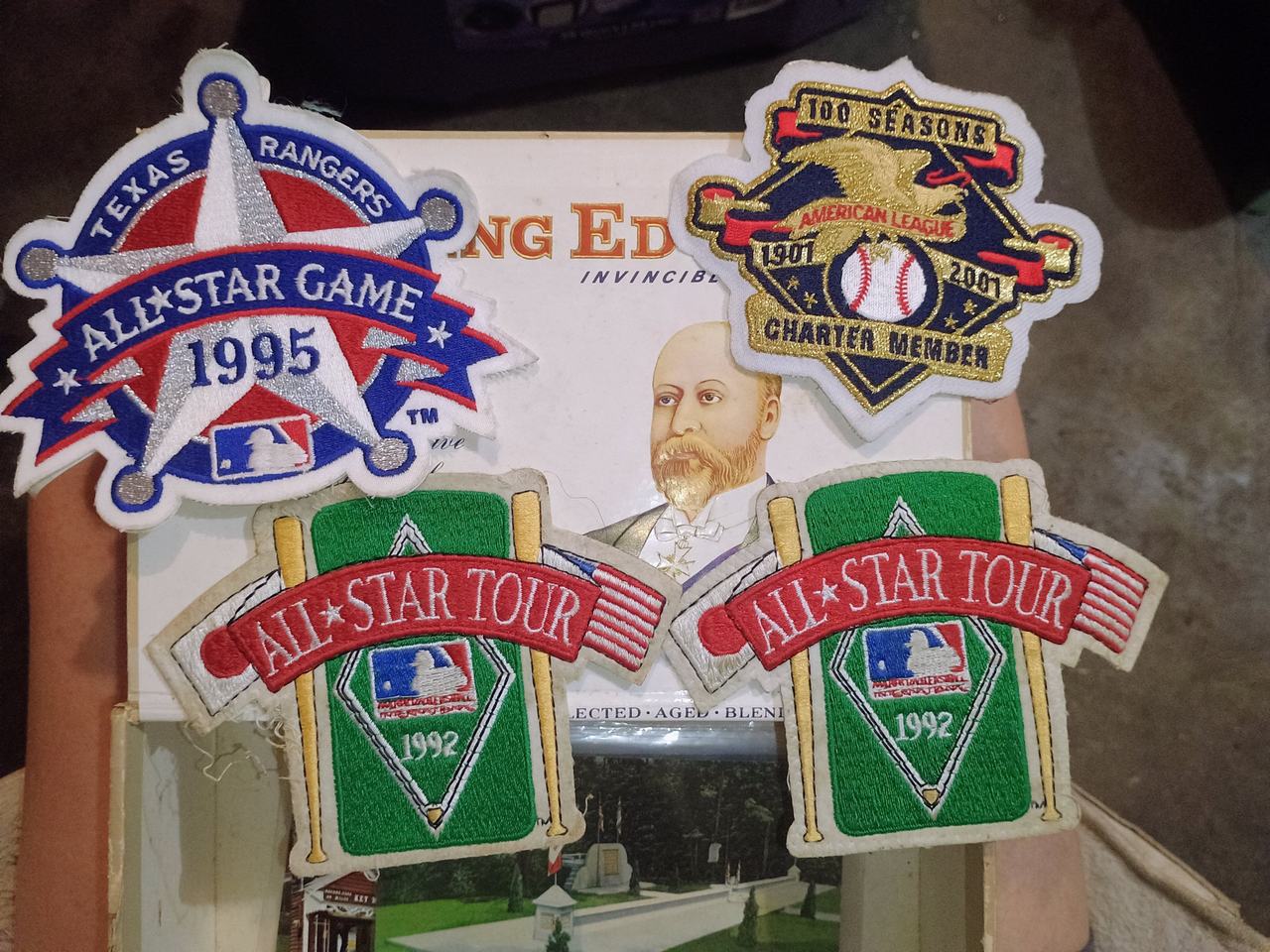 Vintage MLB Commemorative Baseball Patches