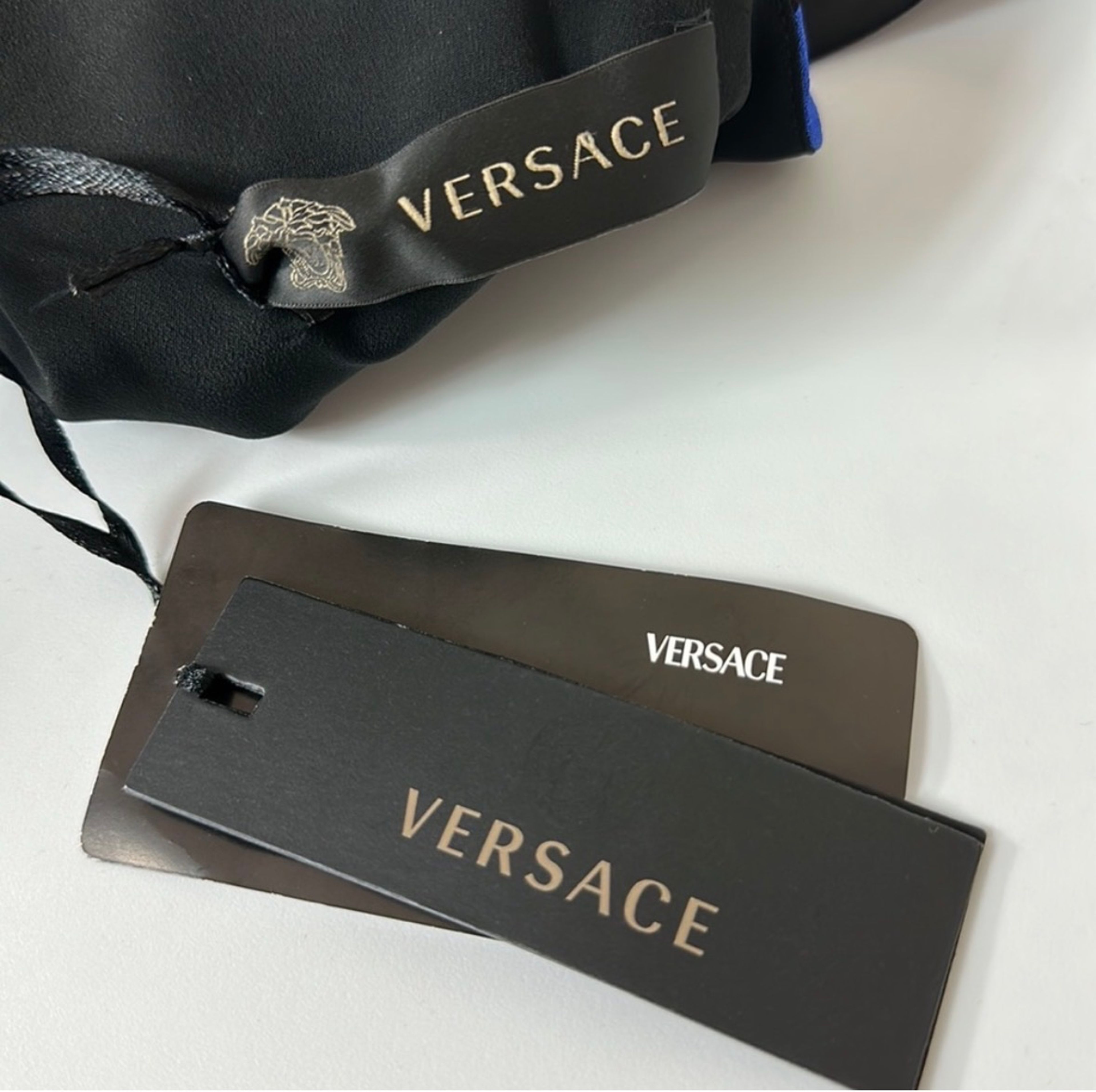 Versace Abstract Art Picasso Off-Shoulder Dress Multicolor - Image 4