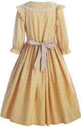 ReliBeauty Pioneer Girl Costume Colonial Prairie Dress Yellow Size 8 Women - Image 2