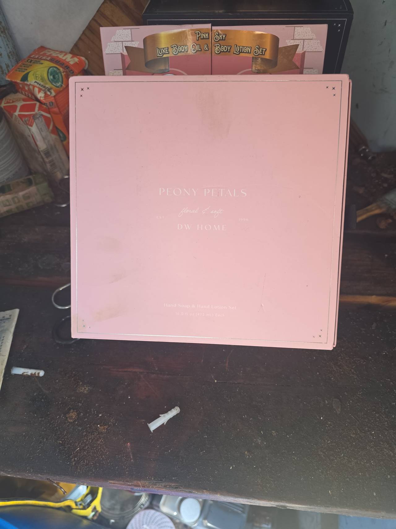 DW Home Peony Petals Hand Soap & Hand Lotion Set