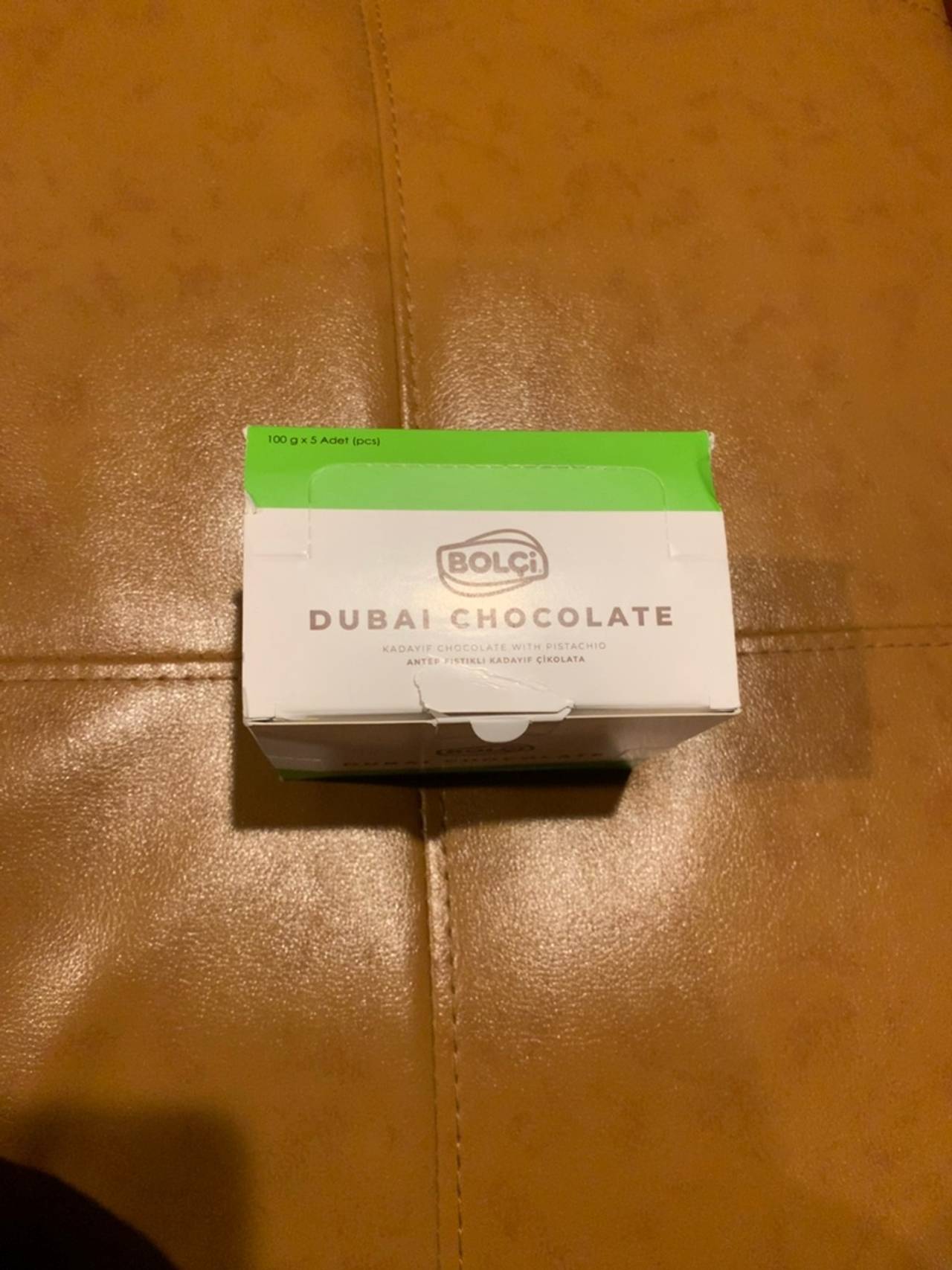 Bolci Dubai Chocolate Pistachio Knafeh Bar