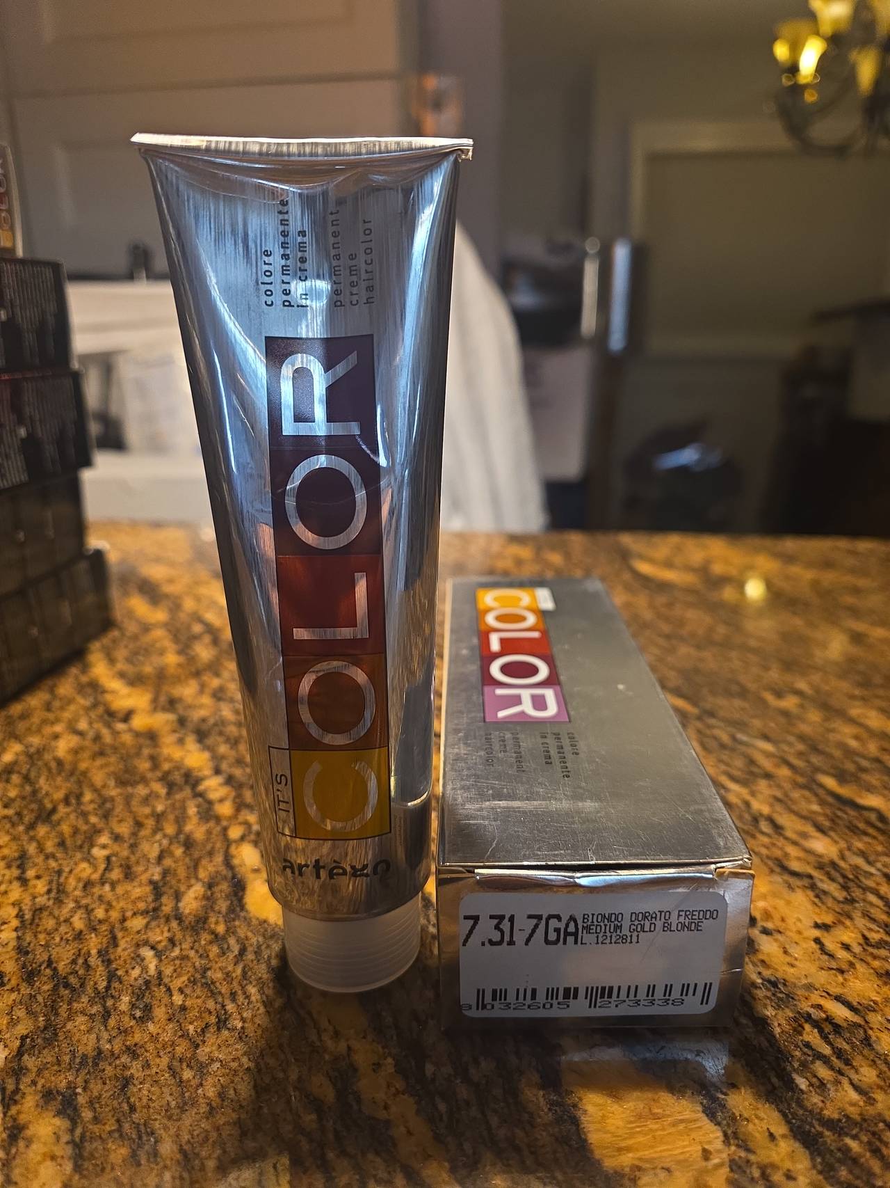 Artègo It's Color Permanent Hair Color 7.31-7GA Medium Gold Blonde