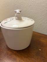 Vintage Ceramic Lidded Jar with Cow Finial - Image 3