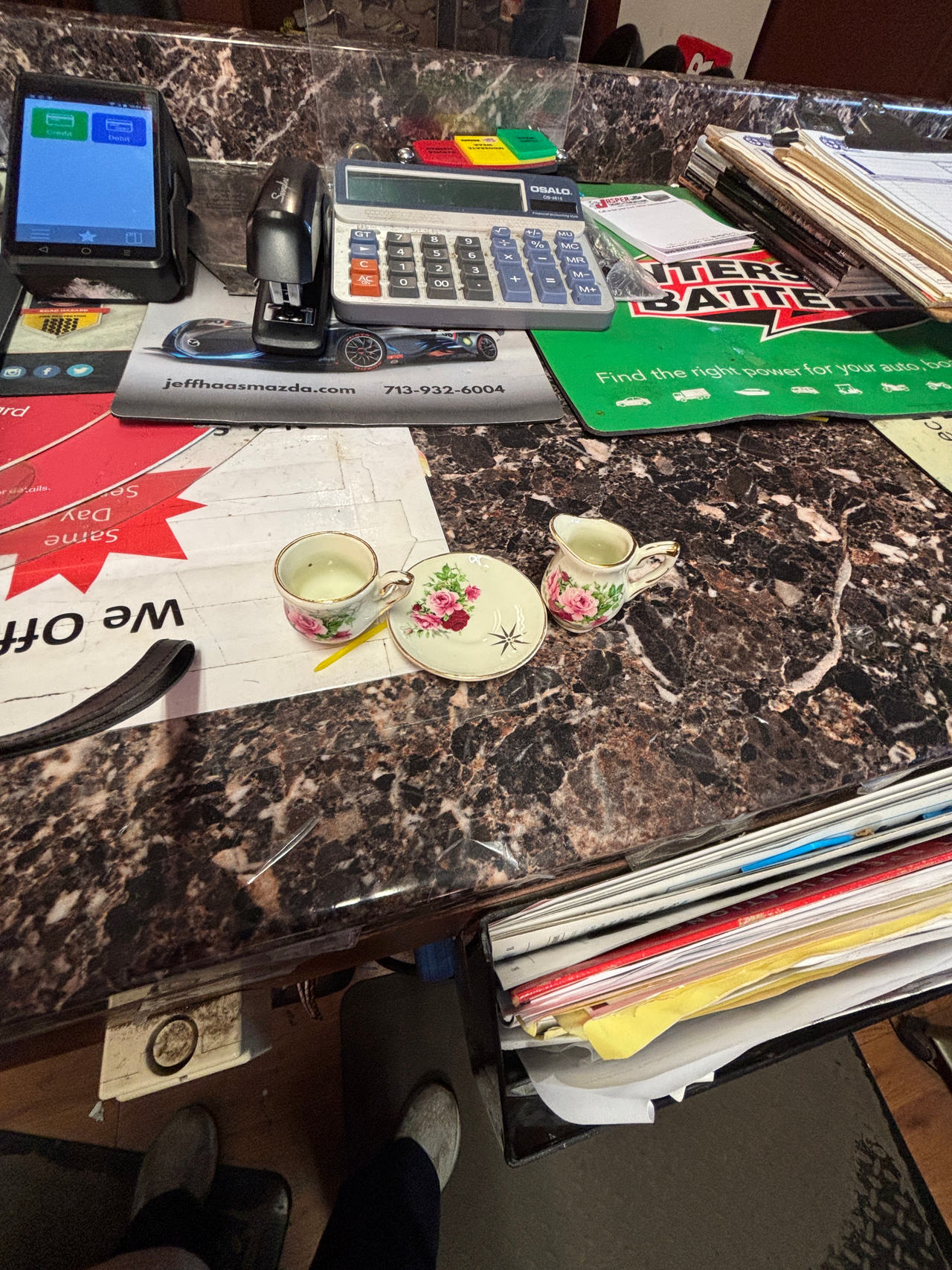 Miniature Porcelain Tea Set