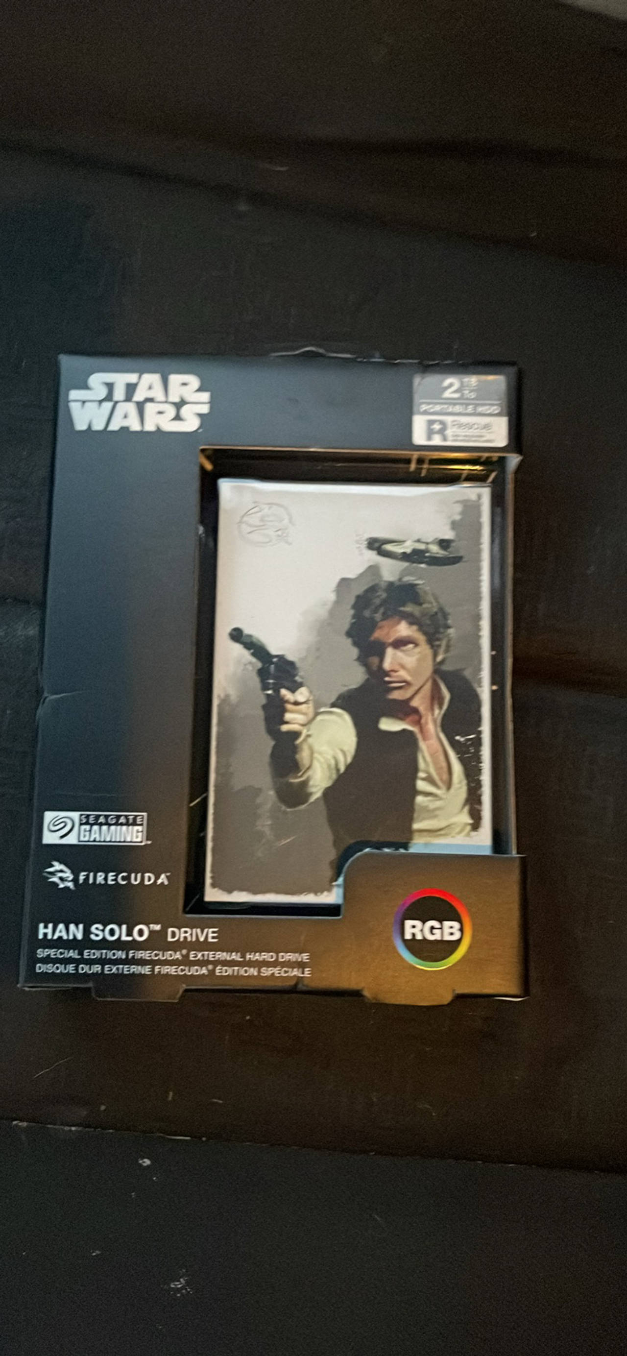 Seagate Star Wars Han Solo Special Edition FireCuda External Hard Drive