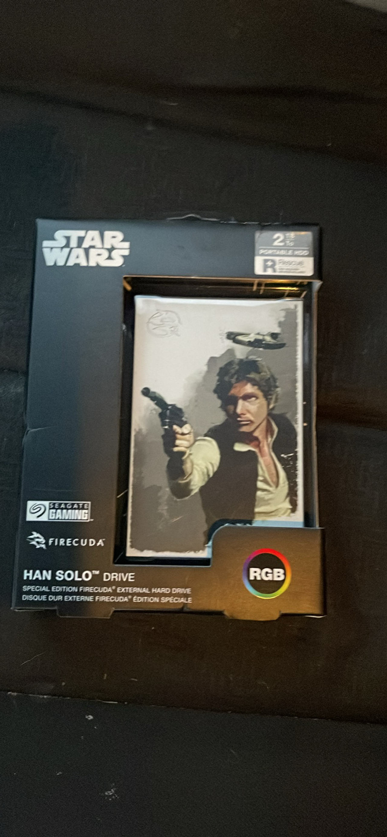Seagate Star Wars Han Solo Special Edition FireCuda External Hard Drive