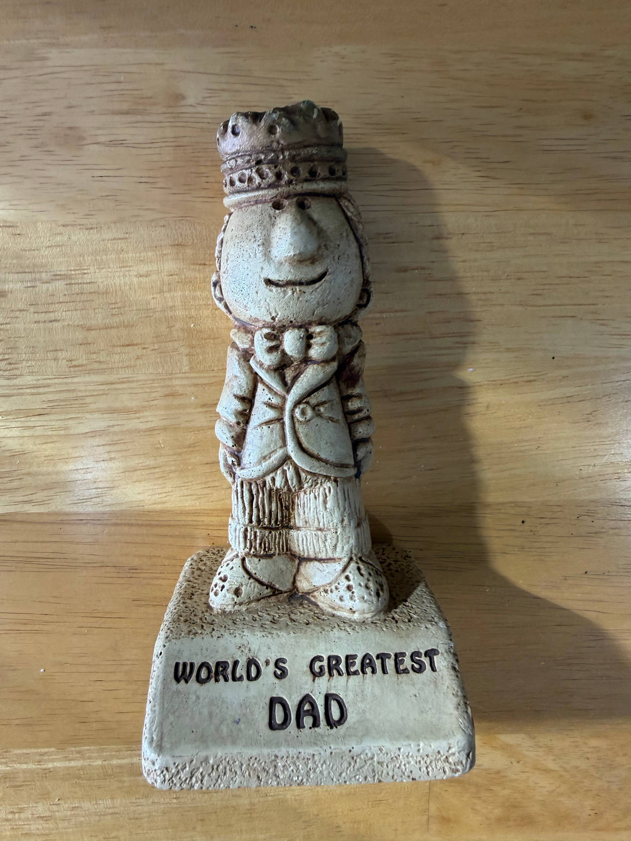 Russ Berrie World's Greatest Dad Vintage Statue