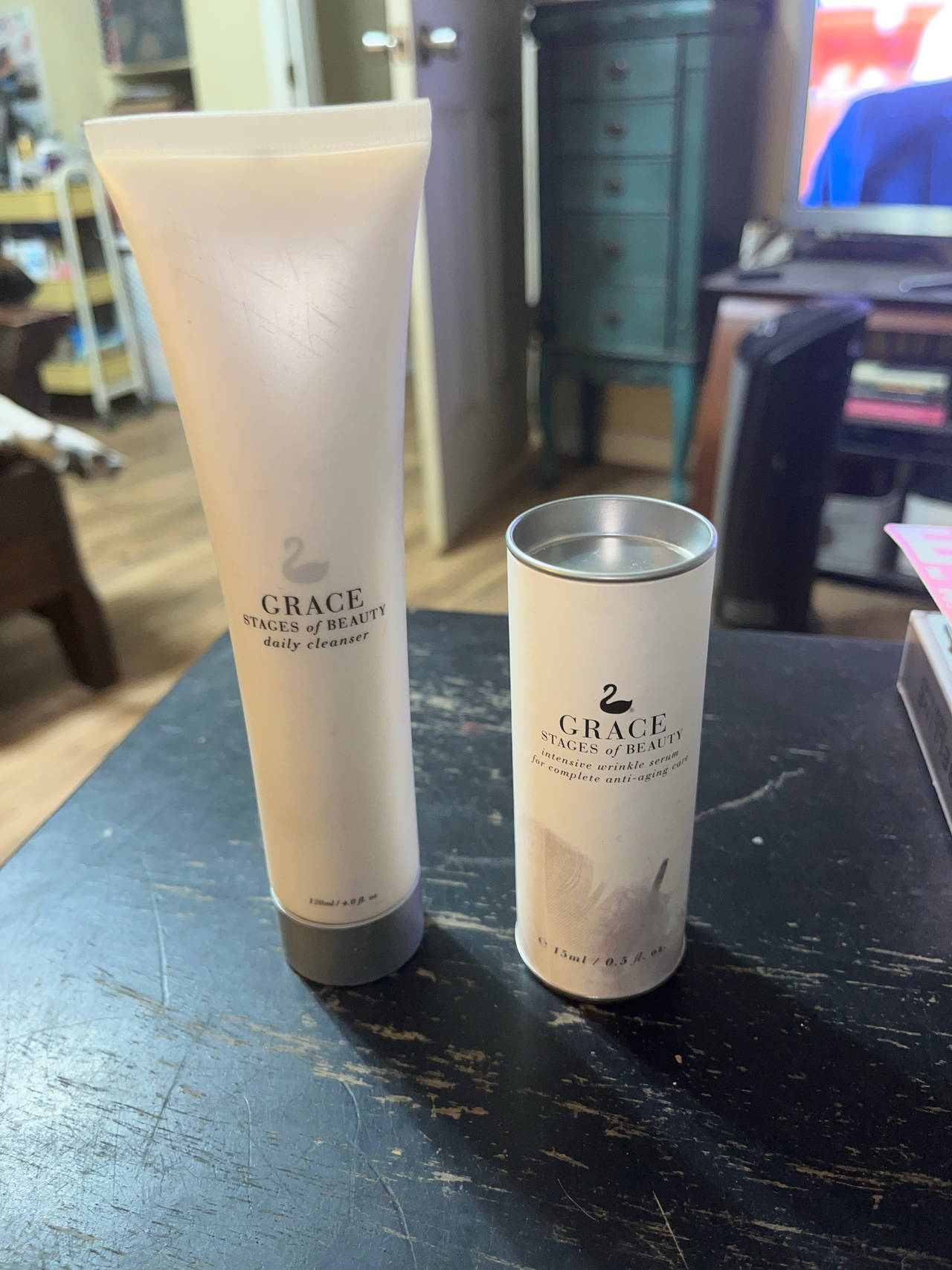 NIB Grace Stages of Beauty Daily Cleanser and Serum
