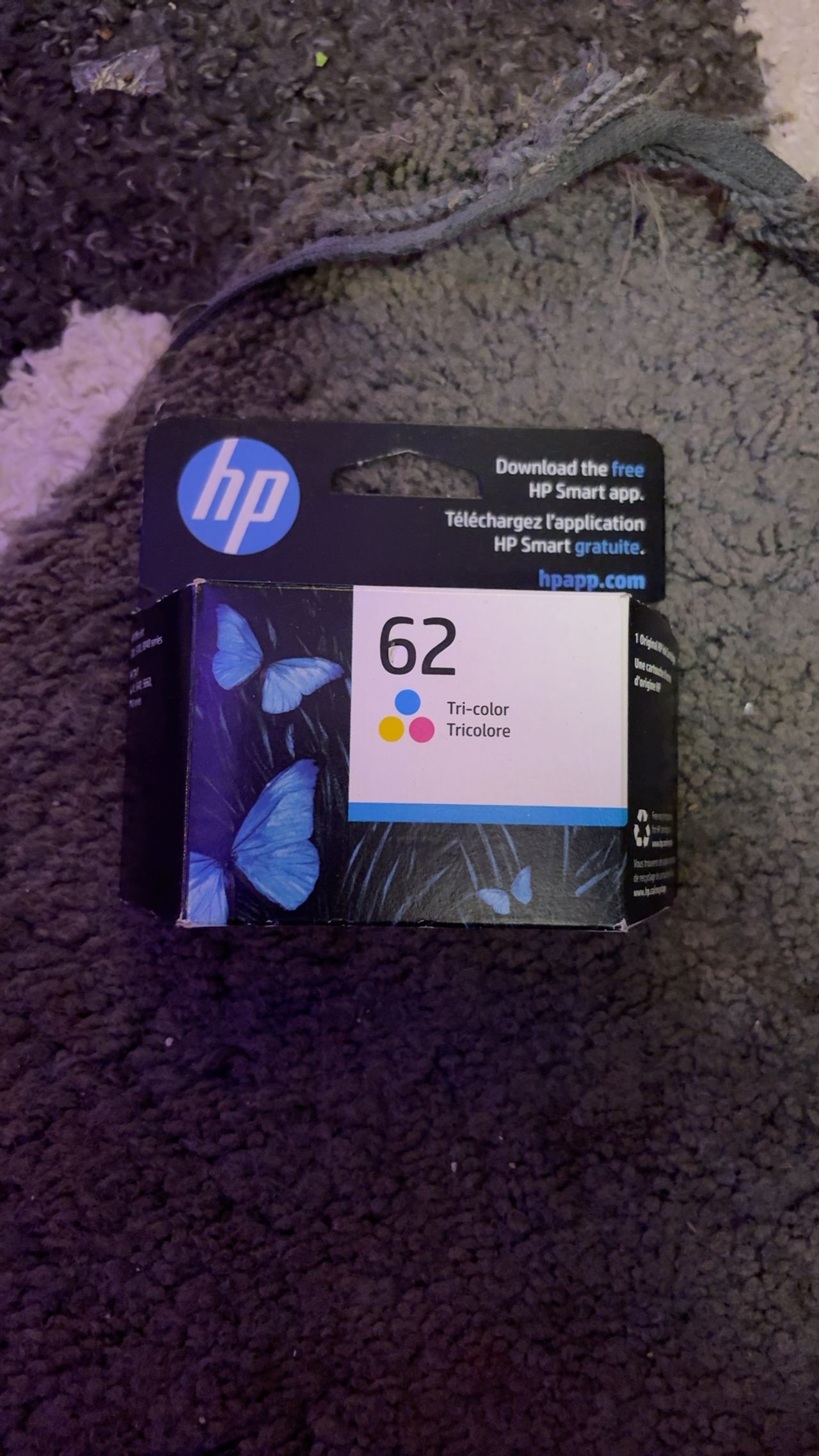HP 62 Tri-Color Original Ink Cartridge