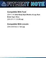 PowerStop Rear Drilled and Slotted Brake Kit for F-150 / Mark LT - Image 7