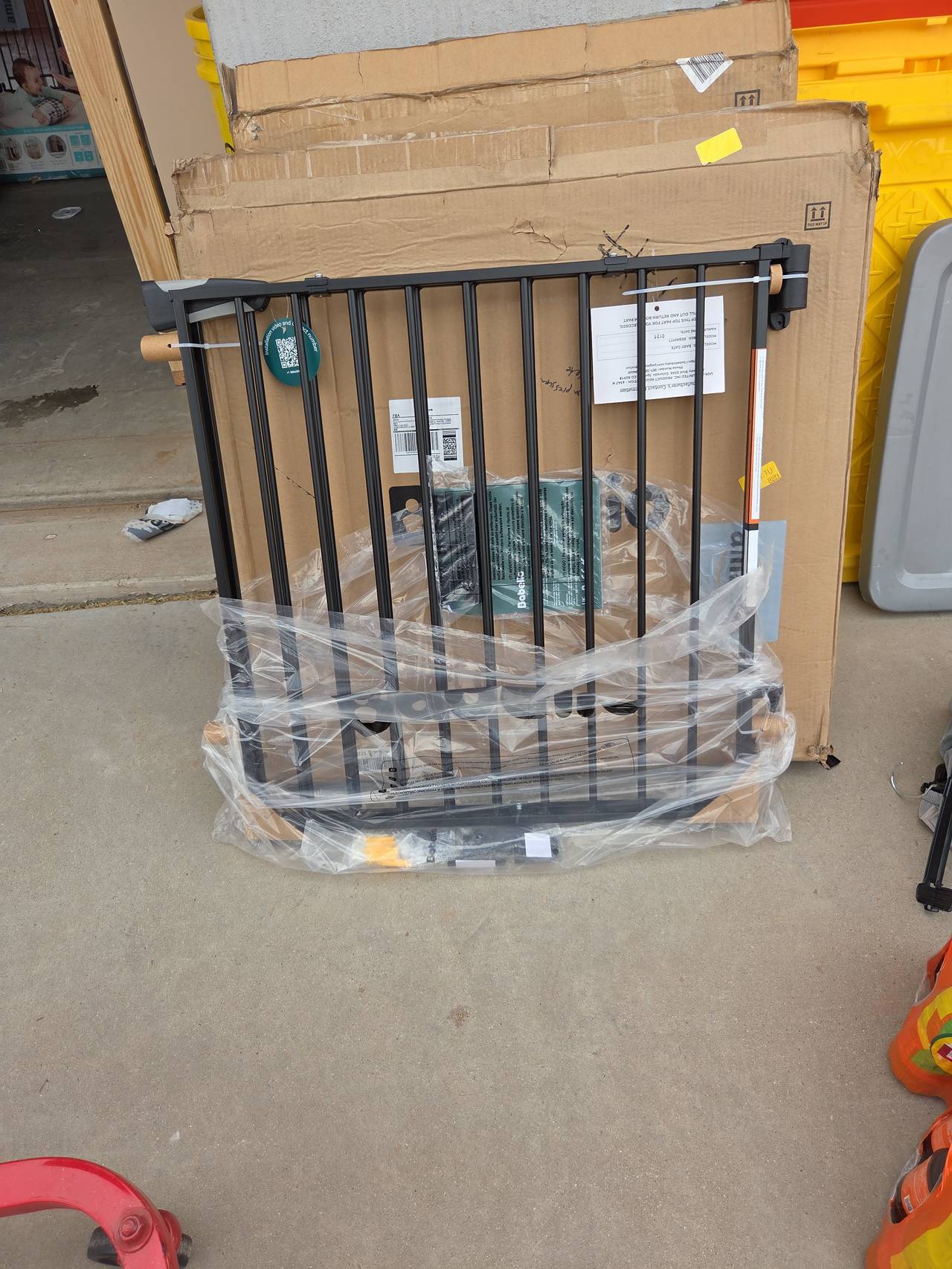 Babelio Black Pressure Mounted Safety Gate