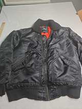 Southpole Sherpa Collar Bomber Jacket Mens medium black - Image 3