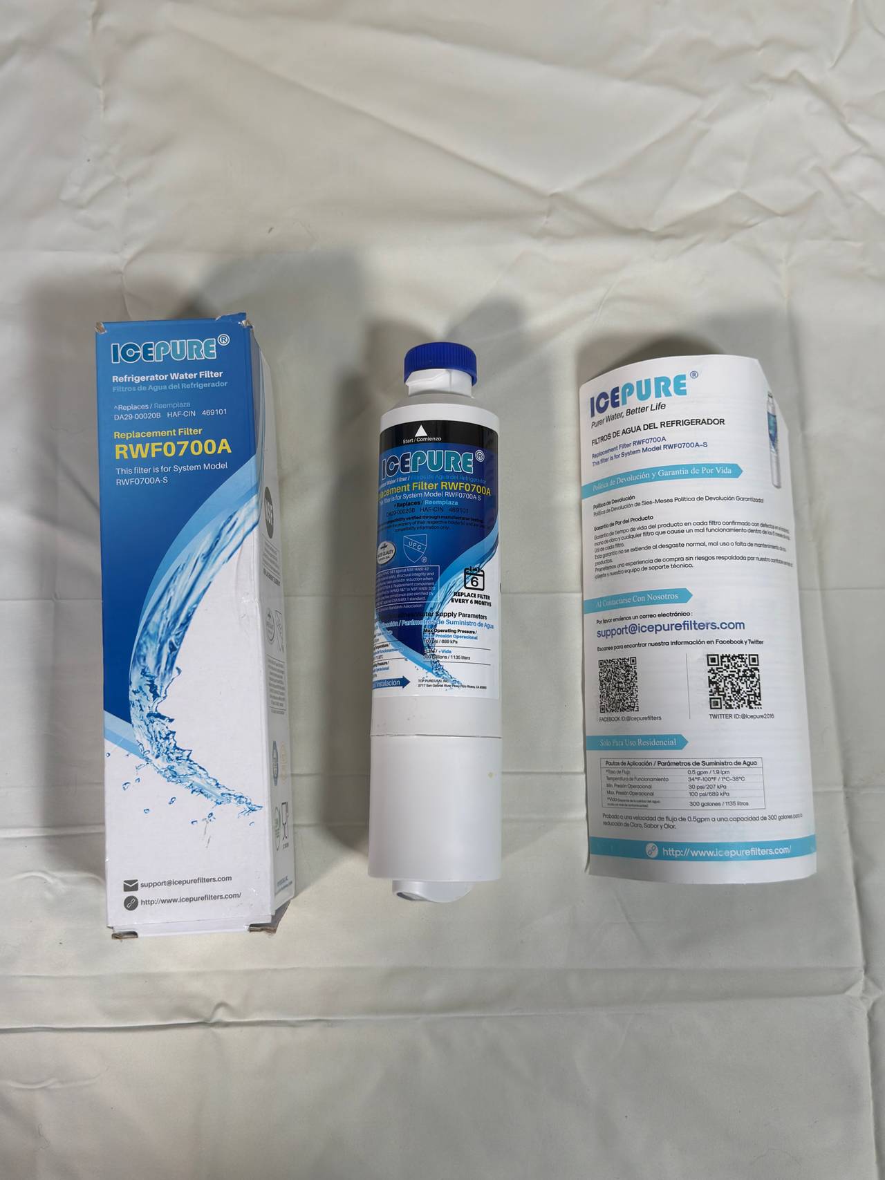 ICEPURE RWF0700A Refrigerator Water Filter