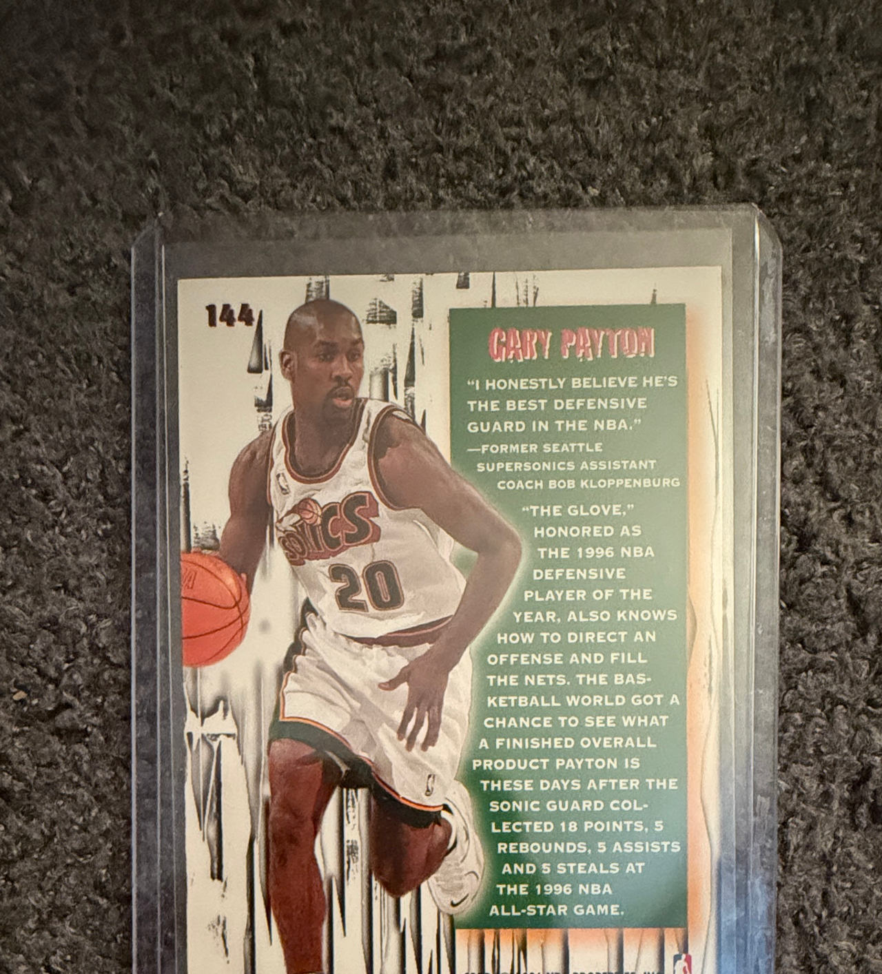 1996-97 SkyBox Premium Gary Payton #144