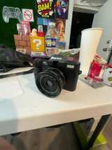 Monitech 4K Compact Digital Camera Black 16X Zoom Sharp Detail Auto Focus - Image 1