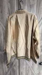 Silk Lore by Beth Terrell 100% Silk Button Down Shirt 3X - Image 4