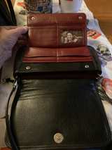 Leather Crossbody Purse with Floral Accent by Brighton - Image 2