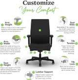 HON Ignition 2.0 Mid-Back Task Chair - Image 6