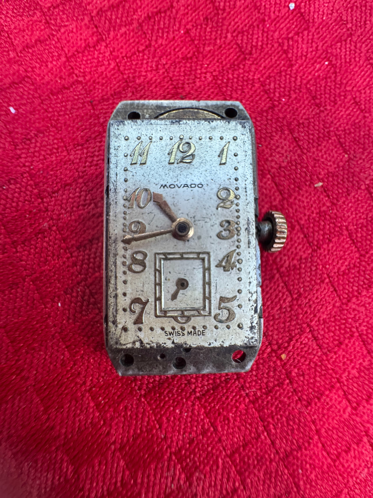 Movado Vintage Watch Movement