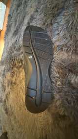 Earth Black Leather Laser Cut Mary Jane Flats - Image 4