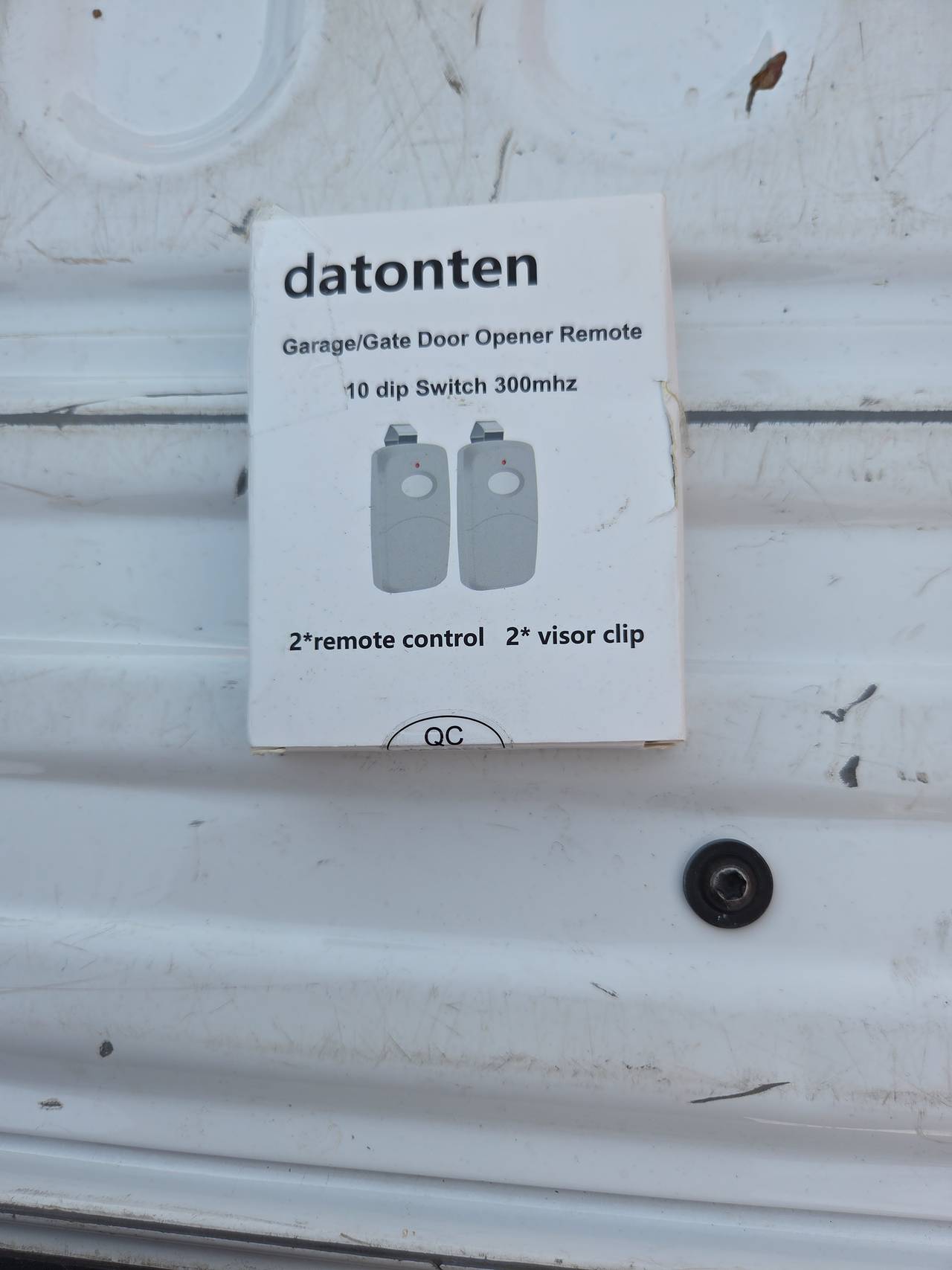datonten Garage/Gate Door Opener Remote 2-Pack