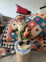 June McKenna Signed Vintage Santa Claus Resin Figurine - Image 1