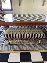 MacKenzie-Childs Tuxedo Park Bench four available - Image 2