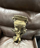 Vintage Style Cherub Wall Pocket Planter - Image 2