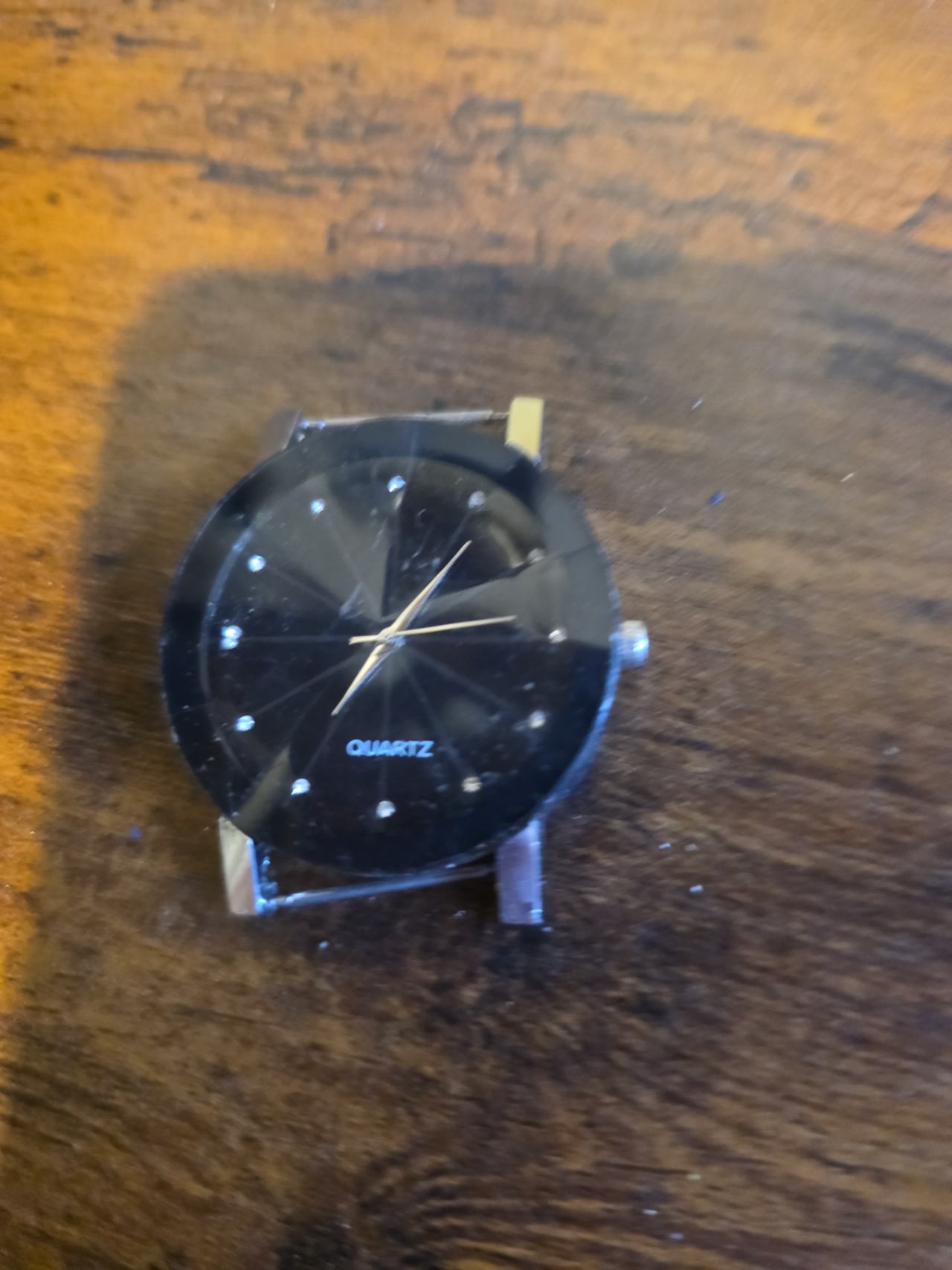 Generic Black Quartz Watch Head